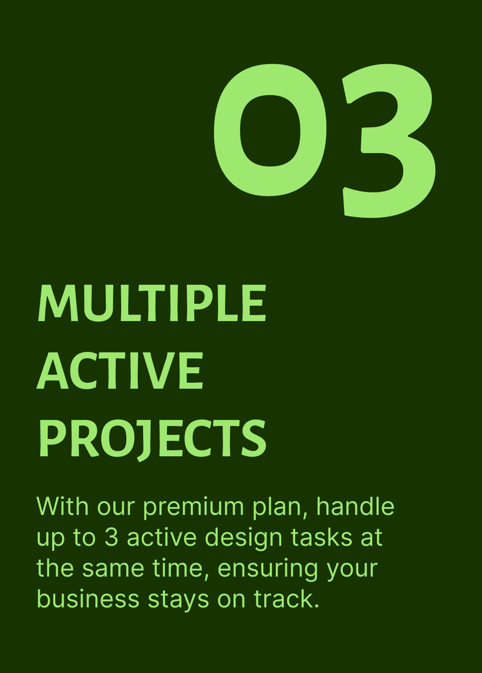 #Multiple Active Projects